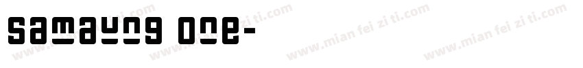 Samaung One字体转换